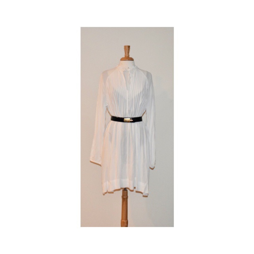 H&M Long Sleeve Sheer Dress